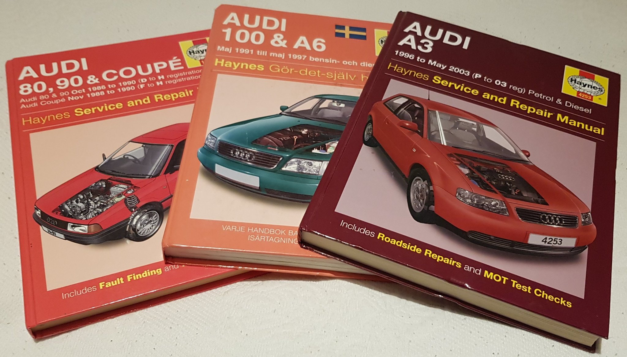 Haynes Gördetsjälv handböcker Audi 80, 90, 10.. Köp på Tradera