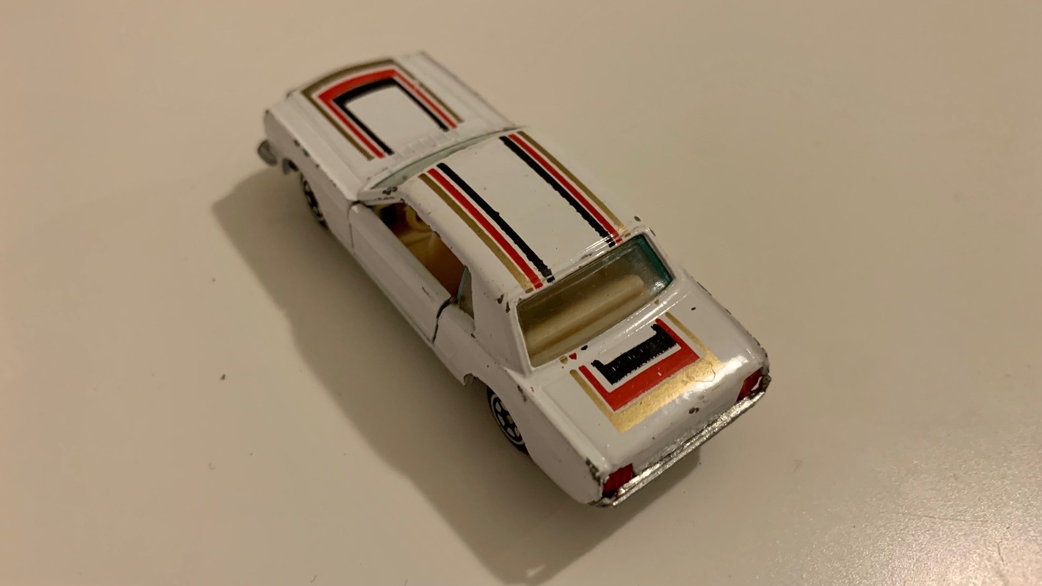 Yatming White 66 Mustang No.1073 Hong Kong Loose | Köp på Tradera