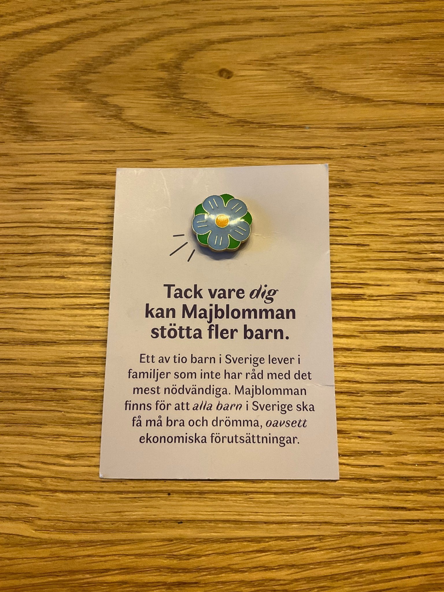 Se produkter som liknar Majblomman 2023 pin NY på Tradera (592175659)