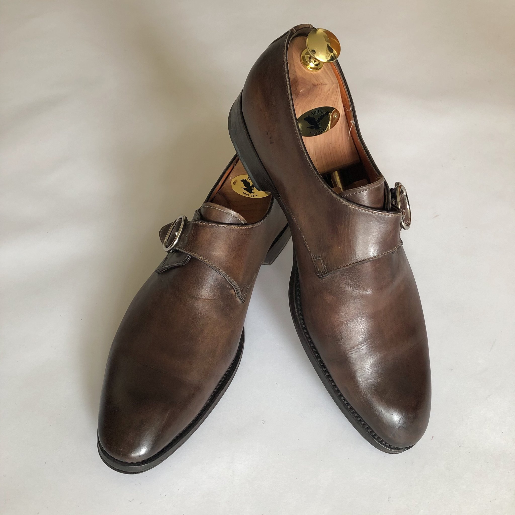 santoni monkstrap