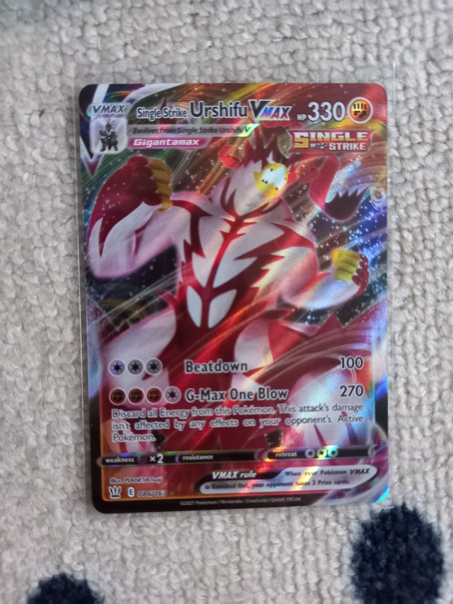 pokemon-kort-urshifu-086-vmax-battle-styles-k-p-p-tradera-572898662