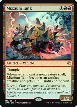 Mizzium Tank - Foil (War of the Spark)