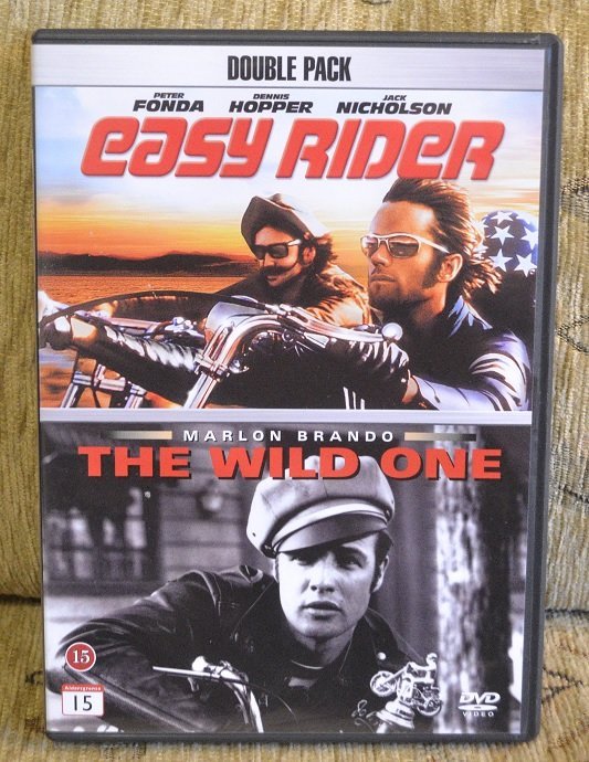 DVD Easy Rider och The Wild One (2 st skivor i