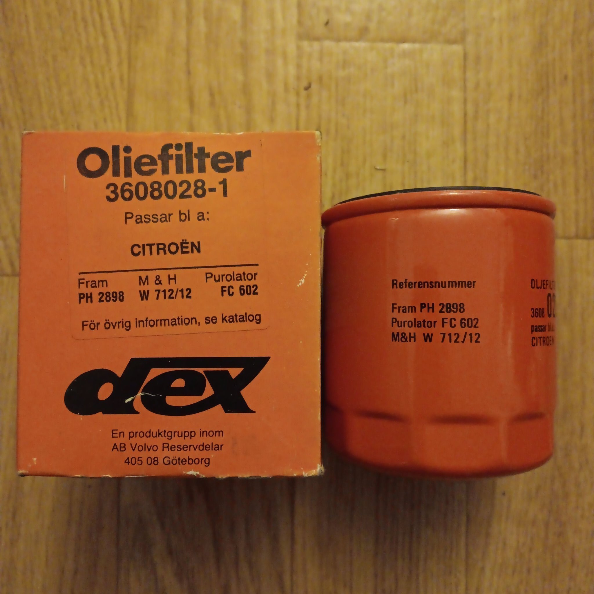 Citroën GS.GSA. oljefilter