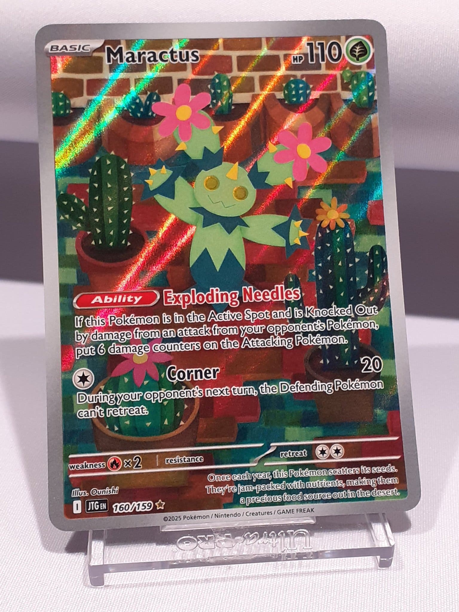 Maractus 160/159 illustration Rare - Pokemon Jo.. | Köp på Tradera ...