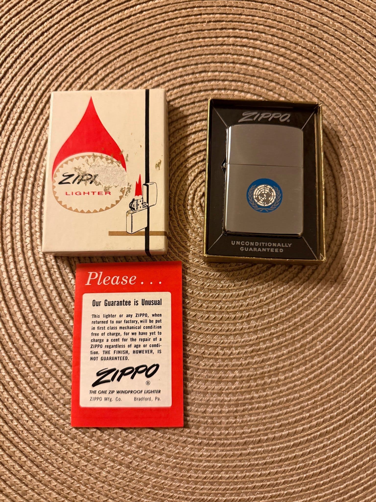 Vintage Zippo-Feuerzeug aus den 1960er Jahren