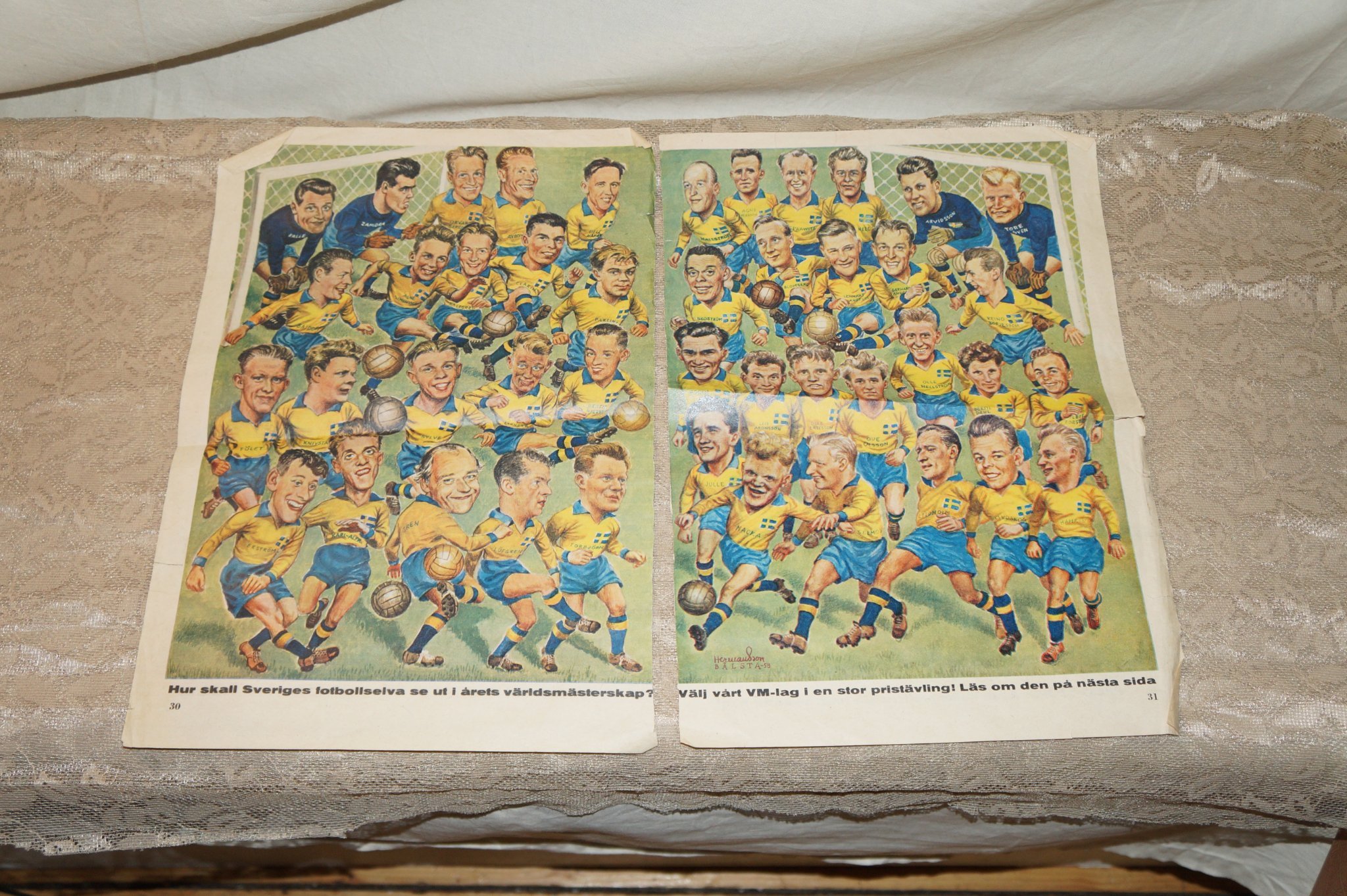 Fotbolls VM 1958 VM-58 VM 58 Vilka skall vara m.. (433172056) ᐈ Köp på ...