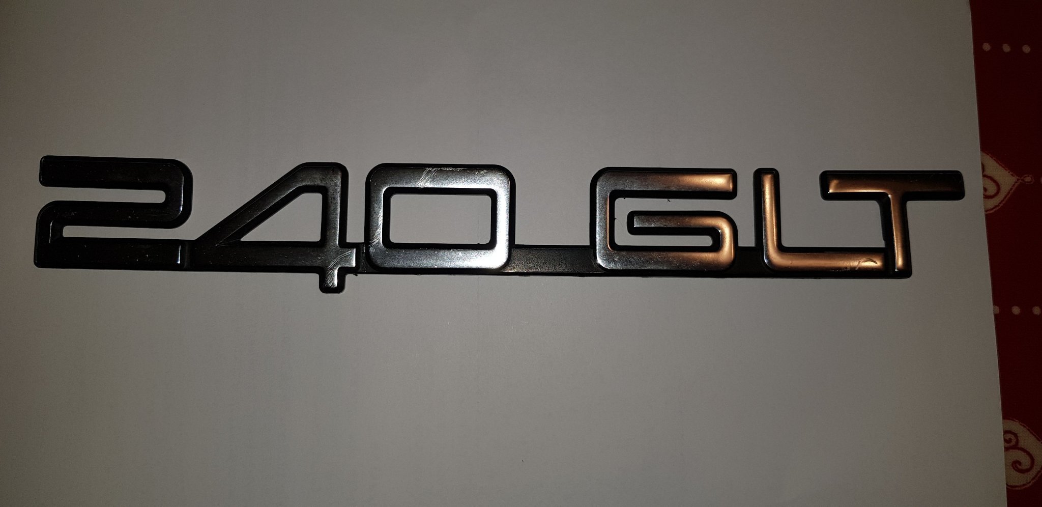 Emblem Volvo 240 GLT (439128670) ᐈ Köp på Tradera