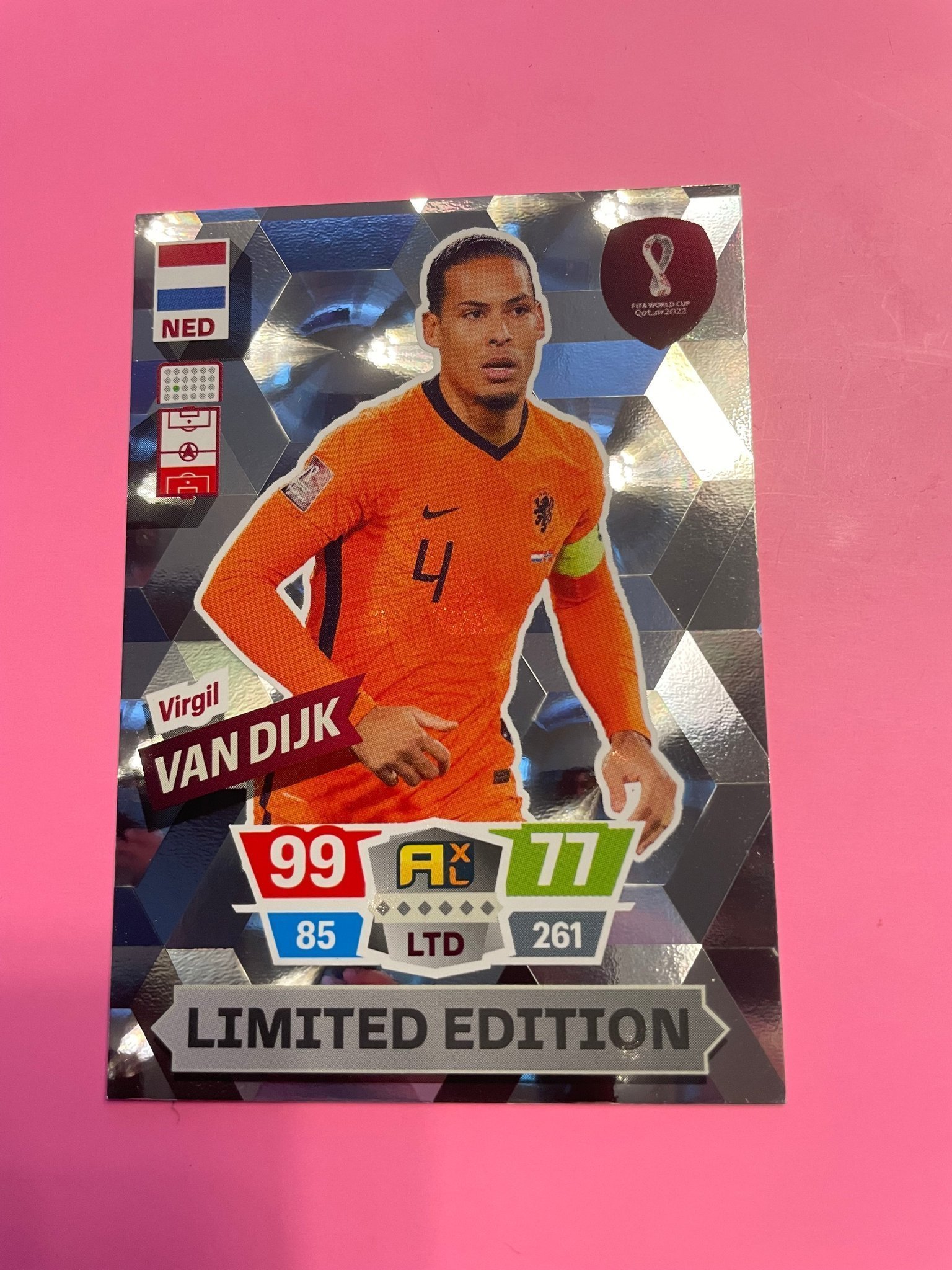 Virgil Van Dijk Limited Edition 2022 Panini A.. Köp på Tradera (561091307)