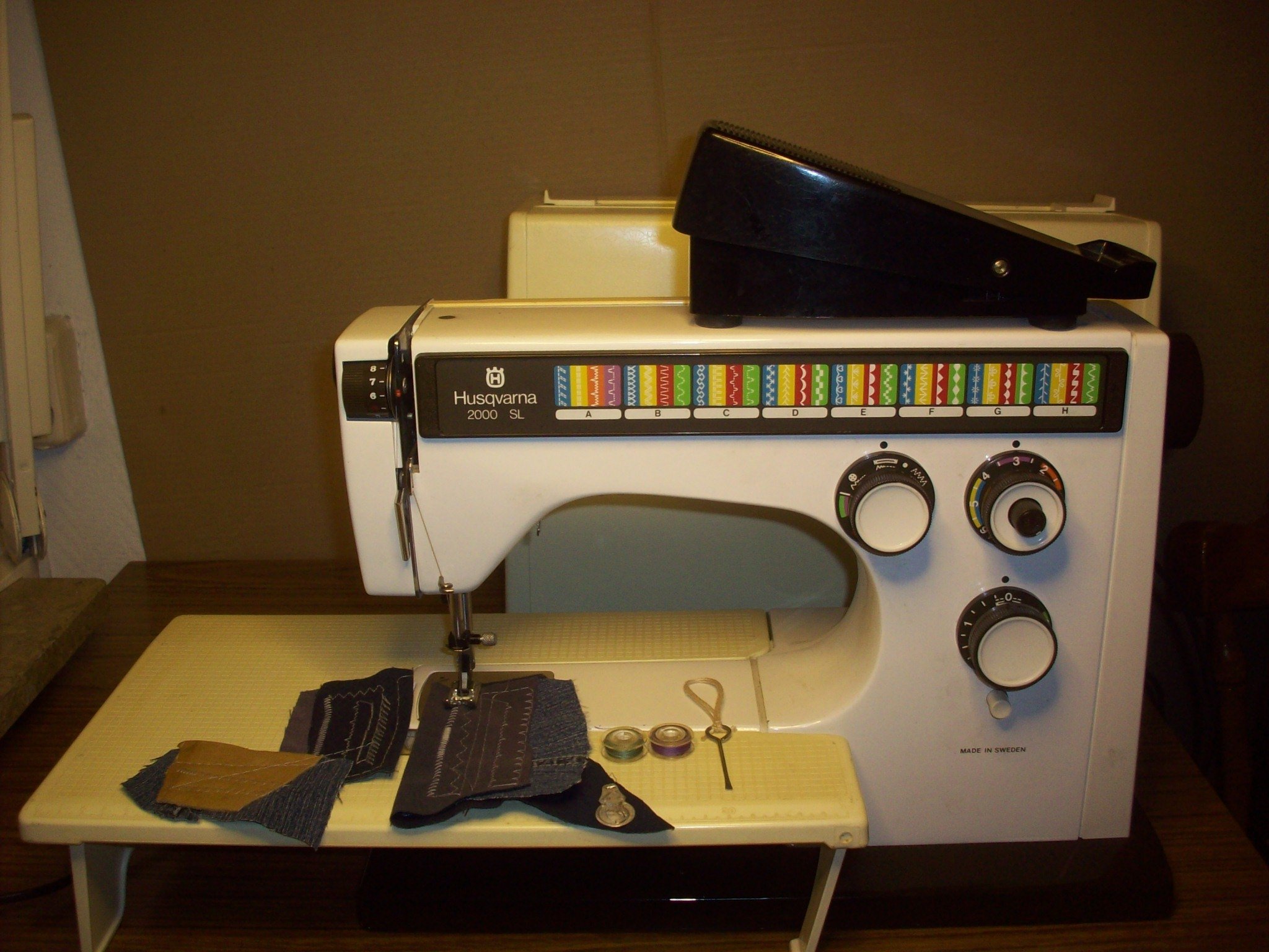 Symaskin Husqvarna 2000 SL , Made in SWEDEN (398455294) ᐈ Köp på Tradera