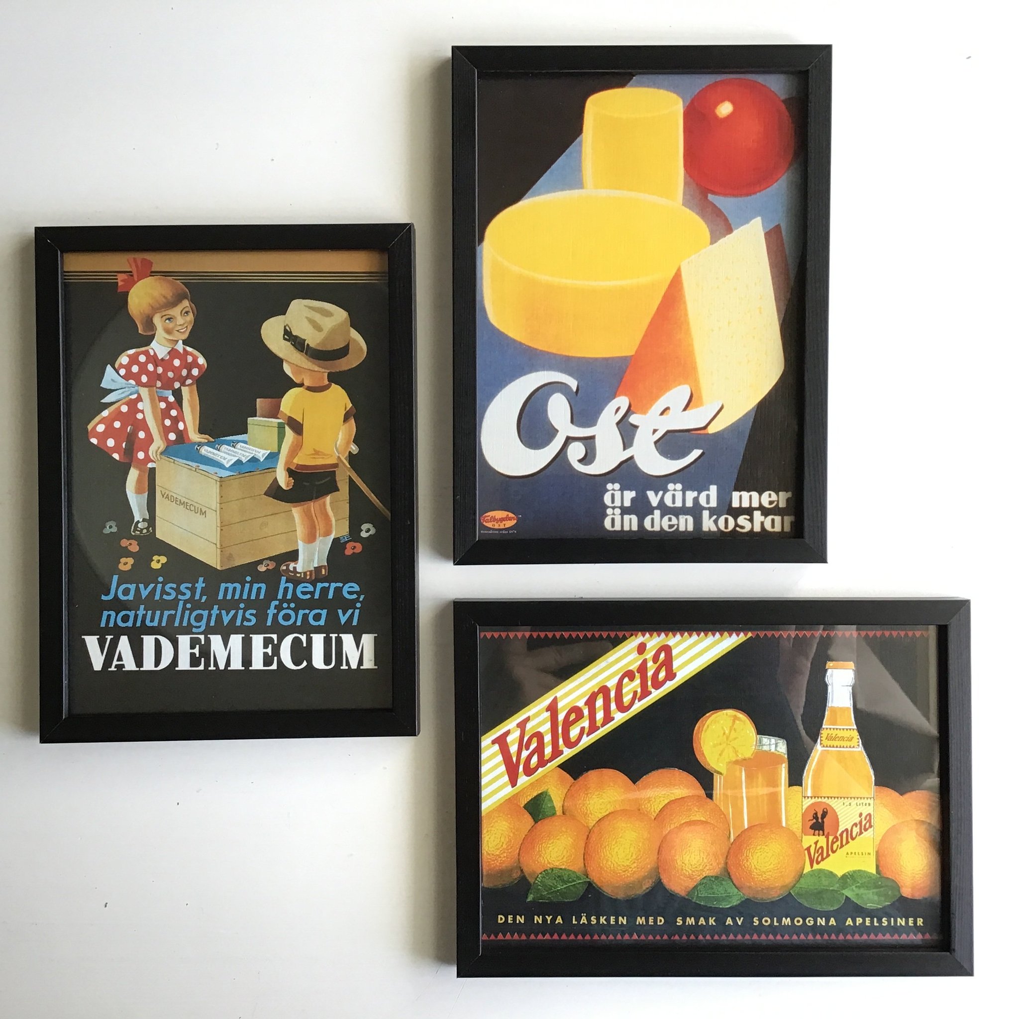 Retro reklam 50-tal nya nostalgikort i nya rama.. | Köp på Tradera ...