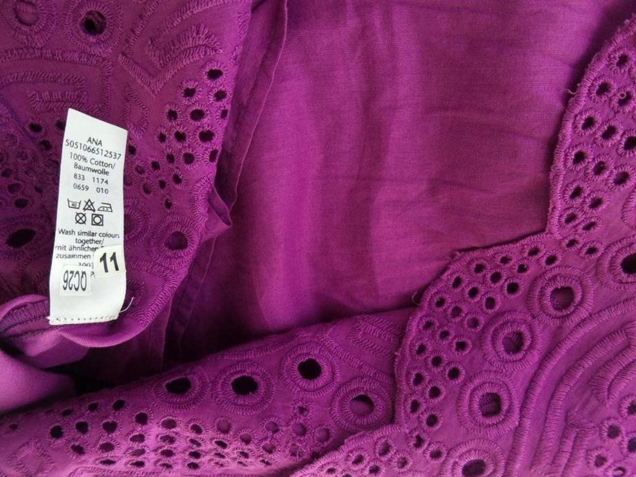 George Ny Ny Ny Blus Toppar Storlek 18 (46) Fuchsia 100% Bomull Broderi 1d9fa3 George Ny Ny Ny Blus Toppar Storlek 18 (46) Fuchsia 100% Bomull Broderi 1d9fa3