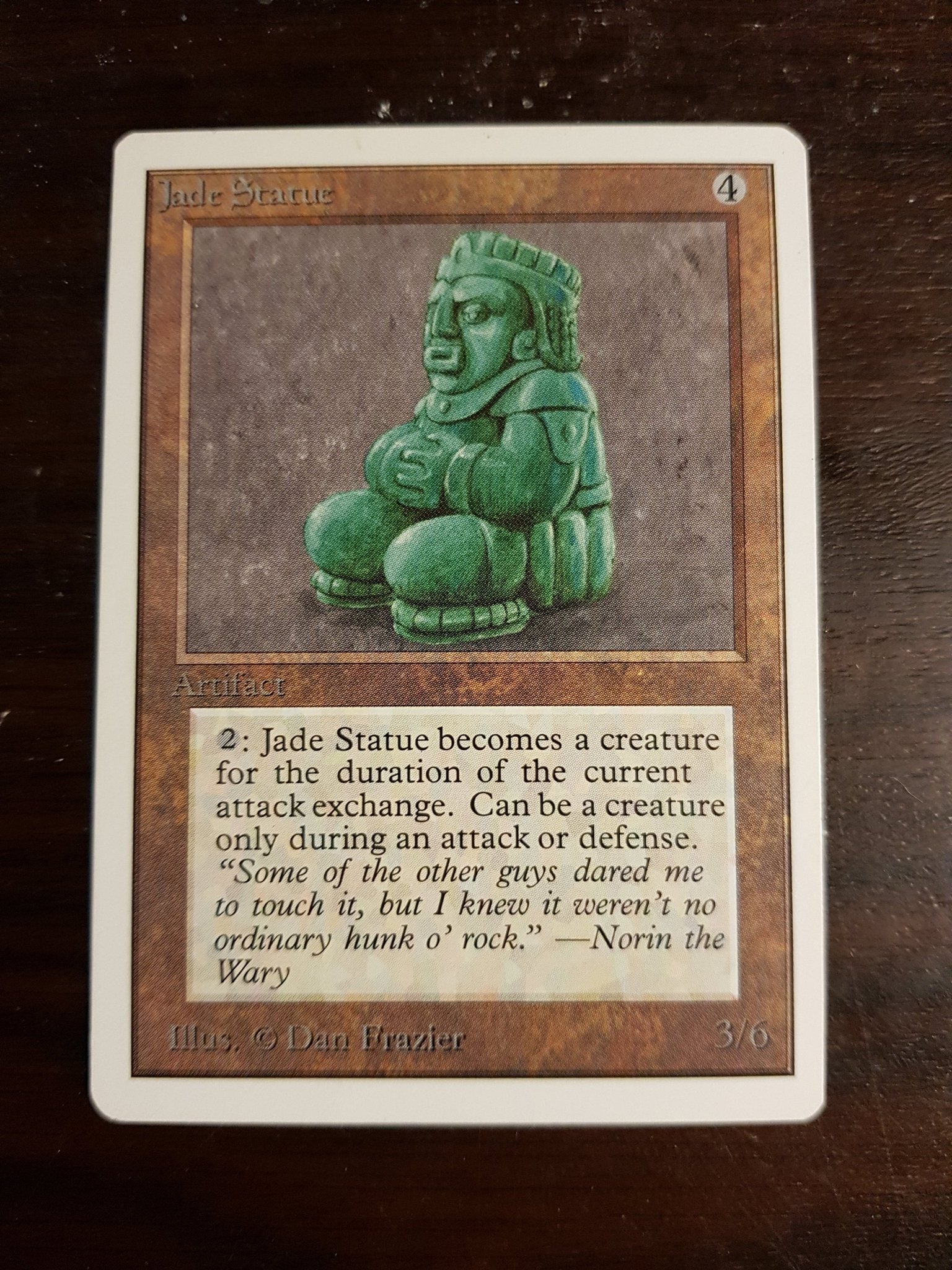 JADE STATUE UNLIMITED MTG Magic the Gathering (424463863) ᐈ Köp på Tradera