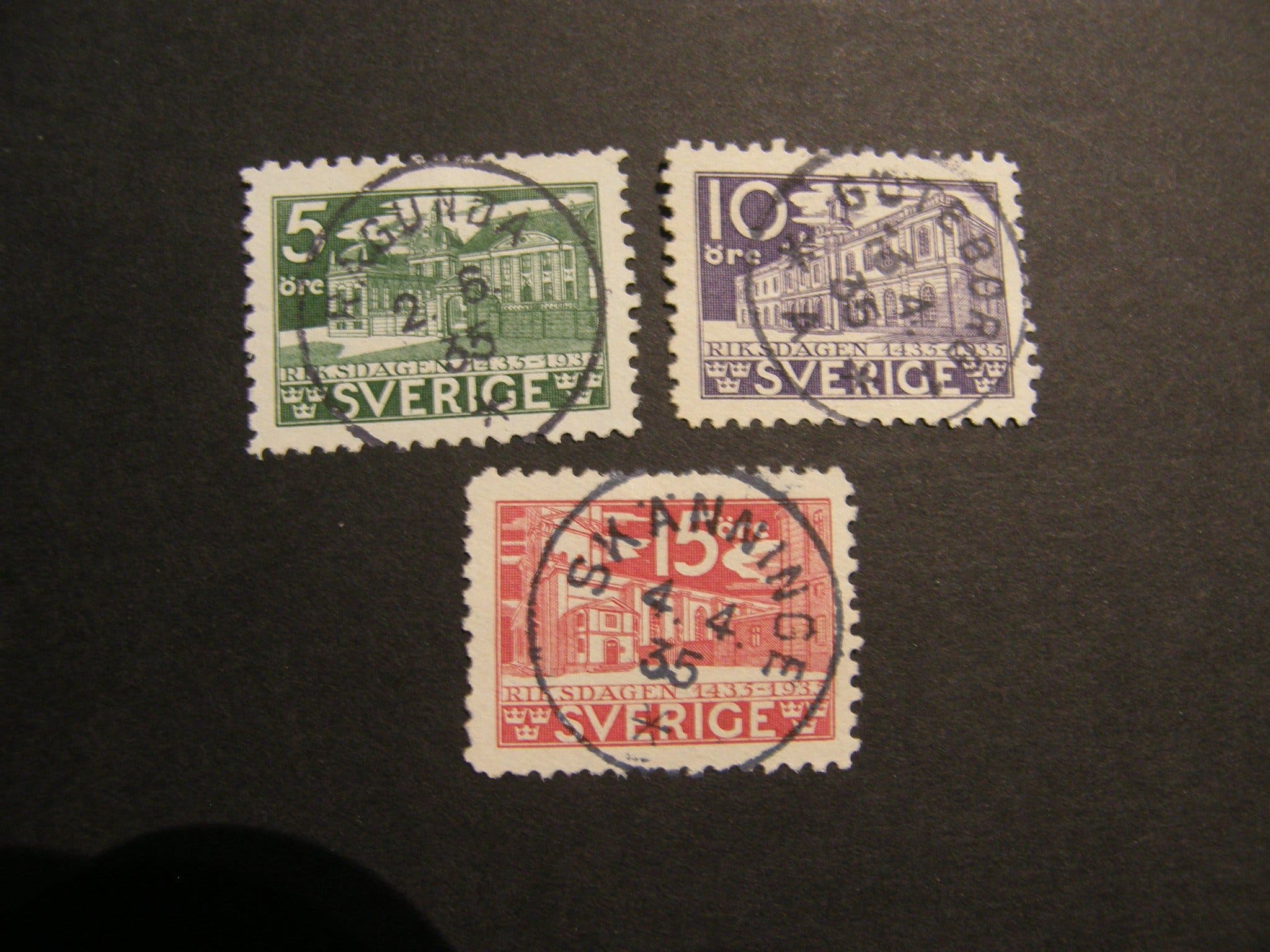 1935 F 240-42C 5-15öre Stämplade LYX/prakt | Köp på Tradera (751454312)