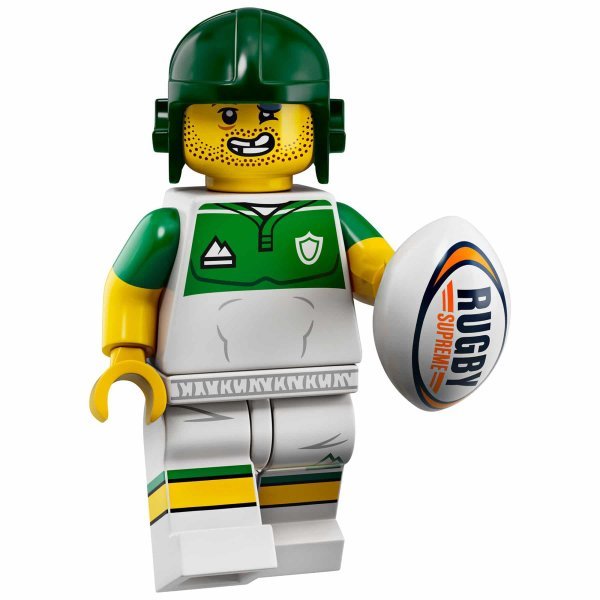 Rugby Player (LEGO Minifigur Serie 19) HELT NY!! (417624763) ᐈ Köp på