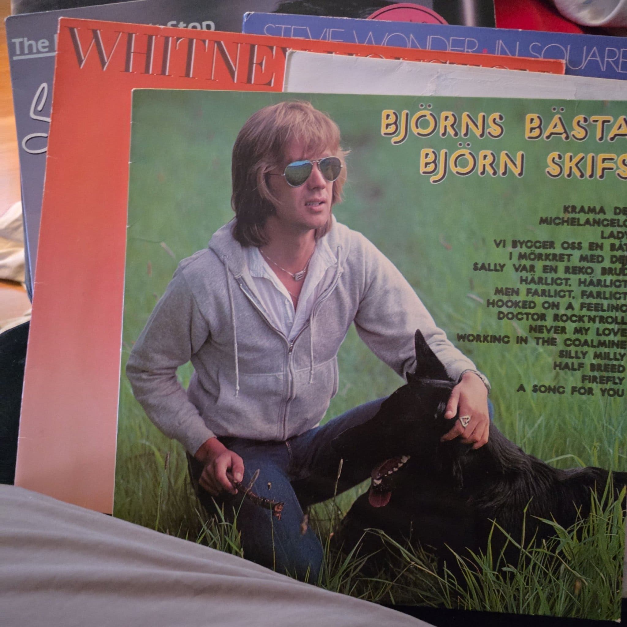 LP skivor Bj rn Skifs Whitney Houston Stevie K p P Tradera lp-skivor-bj-rn-skifs-whitney-houston-stevie-k-p-p-tradera
