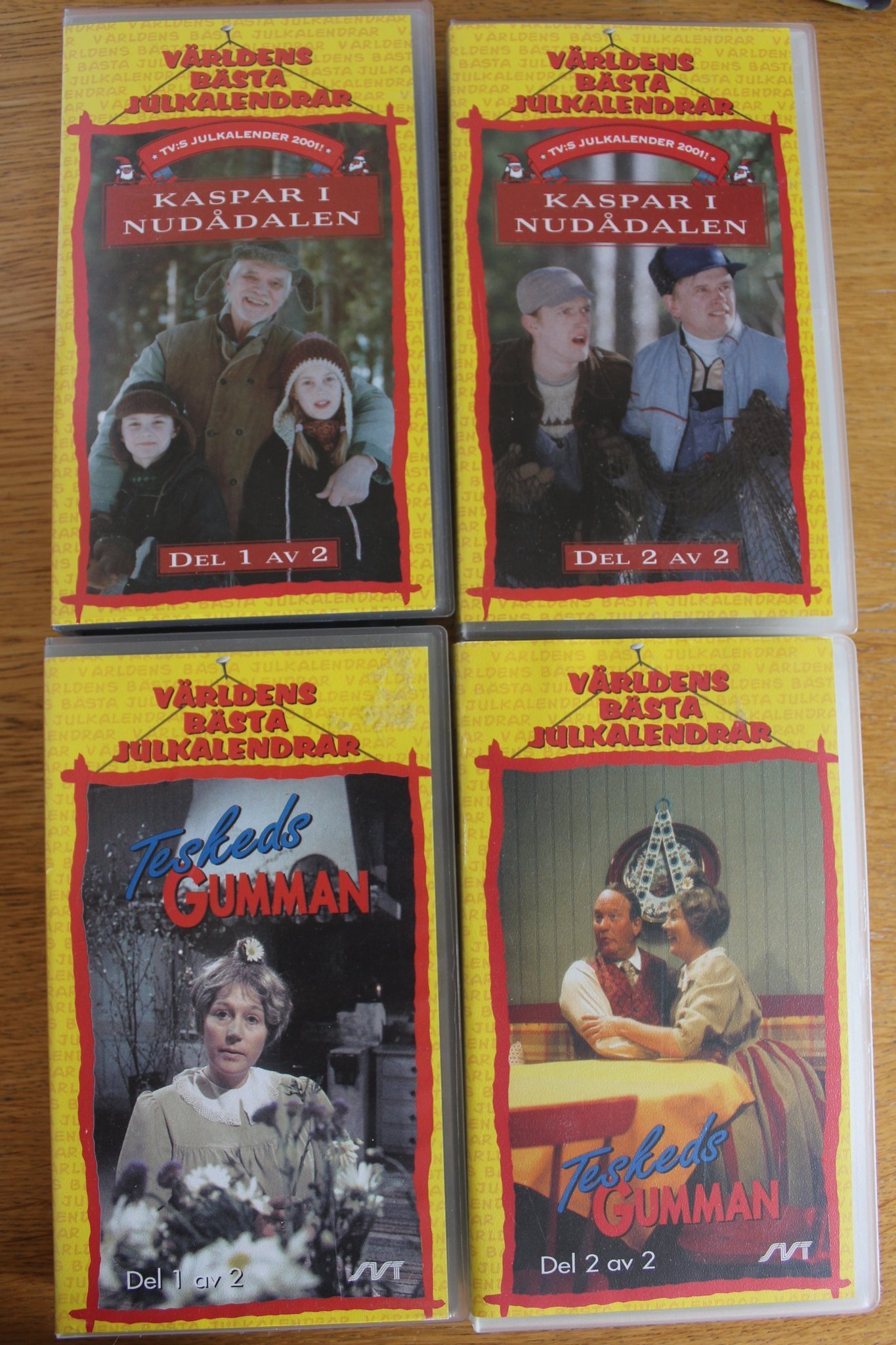 Julkalendern 1971 & 2001 Teskedsgumman & Kaspa.. Köp på Tradera