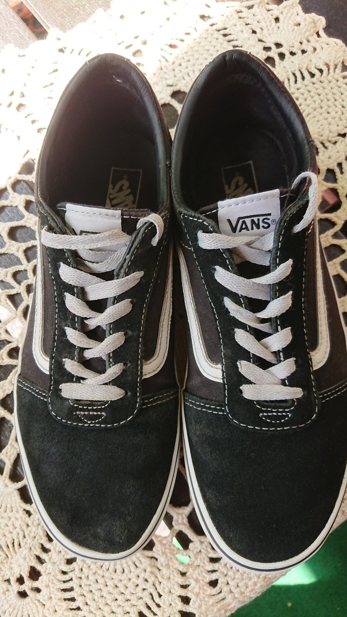 leather vans junior