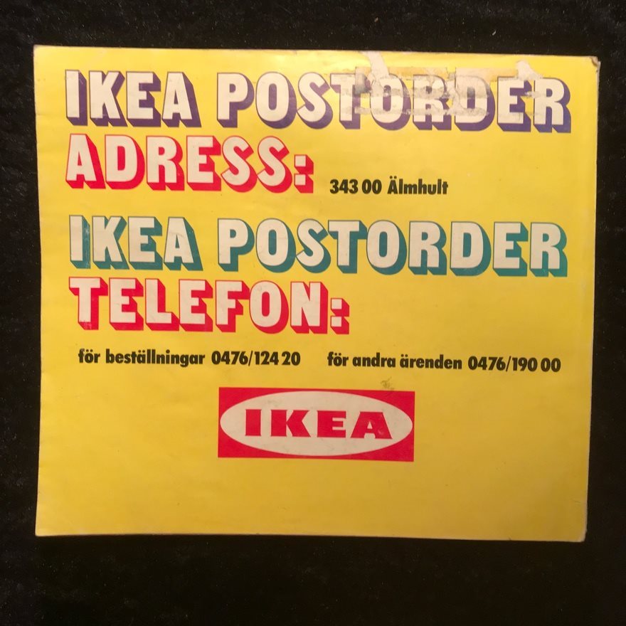 Ikea katalog 1974 1975 möbler lampor retro soffa säng hylla nostalgi