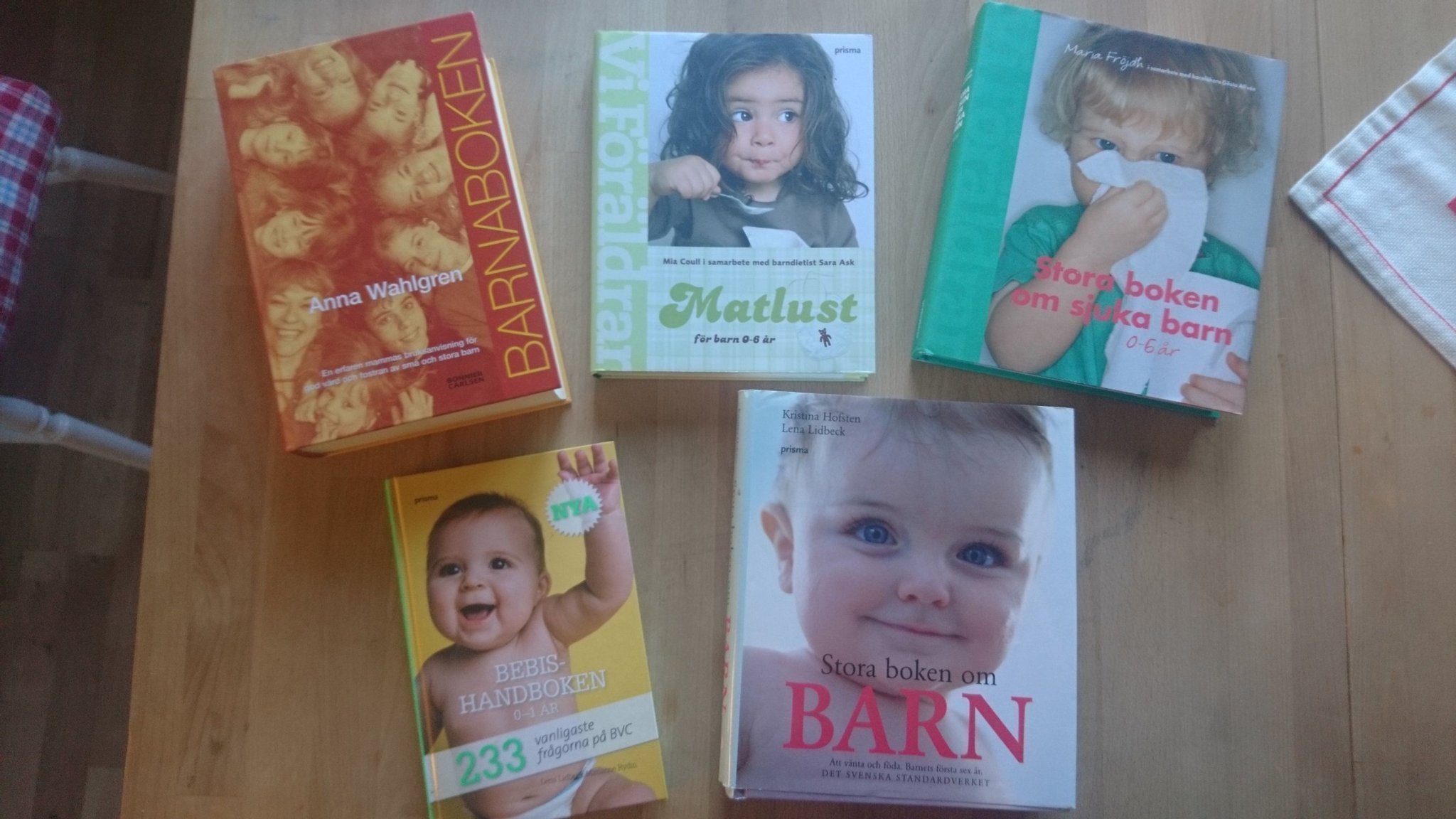 Bokpaket böcker om små barn 06 år mat, sjukdom.. Köp på Tradera