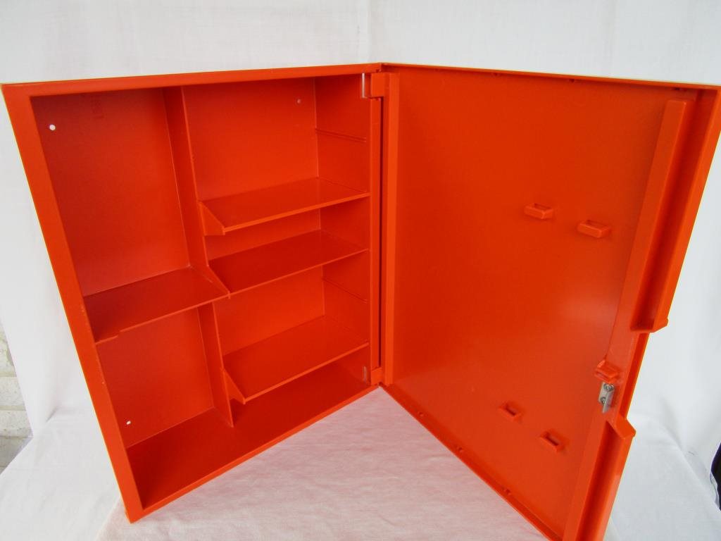 Badrumsskåp orange plast des c.a breger hammarplast retro på ...