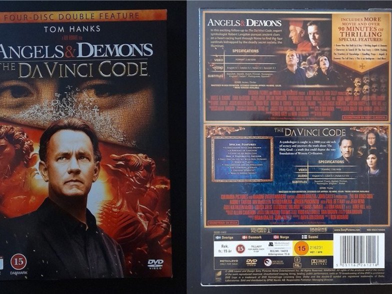 The Da Vinci Code & Angels And Demons 2DISC! Köp på Tradera (589839347)