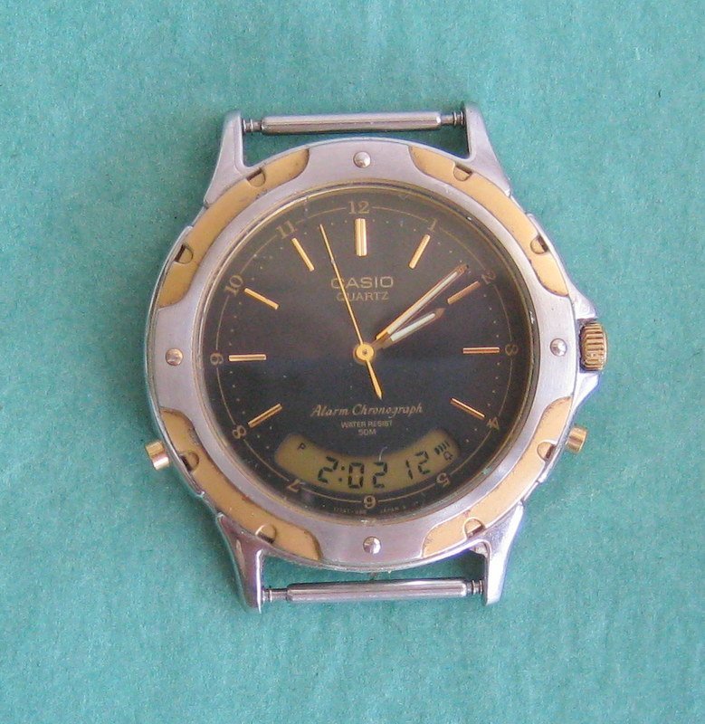 casio quartz alarm chronograph 100m
