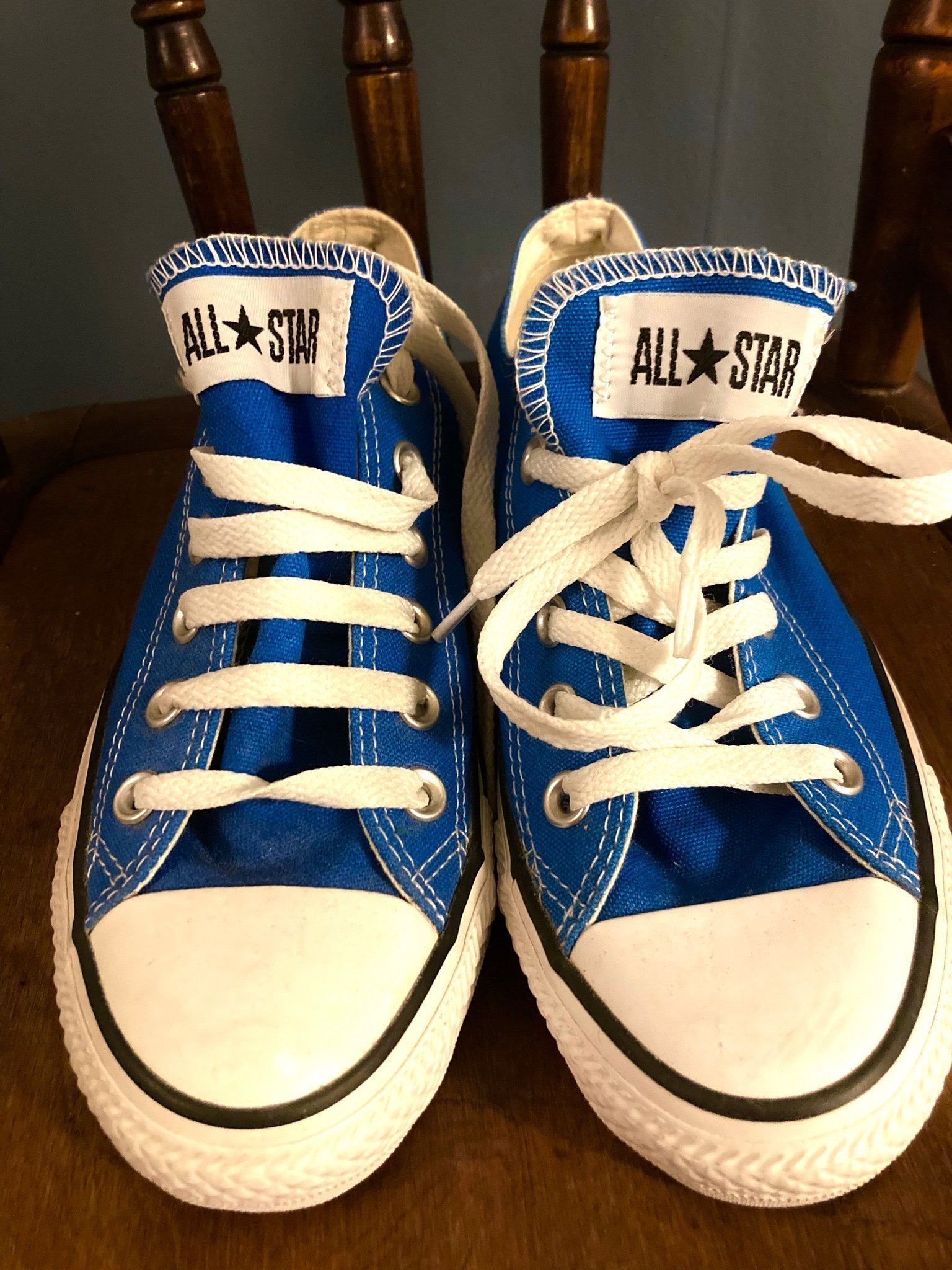 HELT NYA Converse Chuck Taylor All Star, blå .. Köp på Tradera