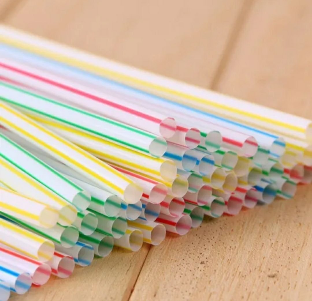 Sugrör 100 pack böjbara sugrör av plast | Köp på Tradera (559366819)
