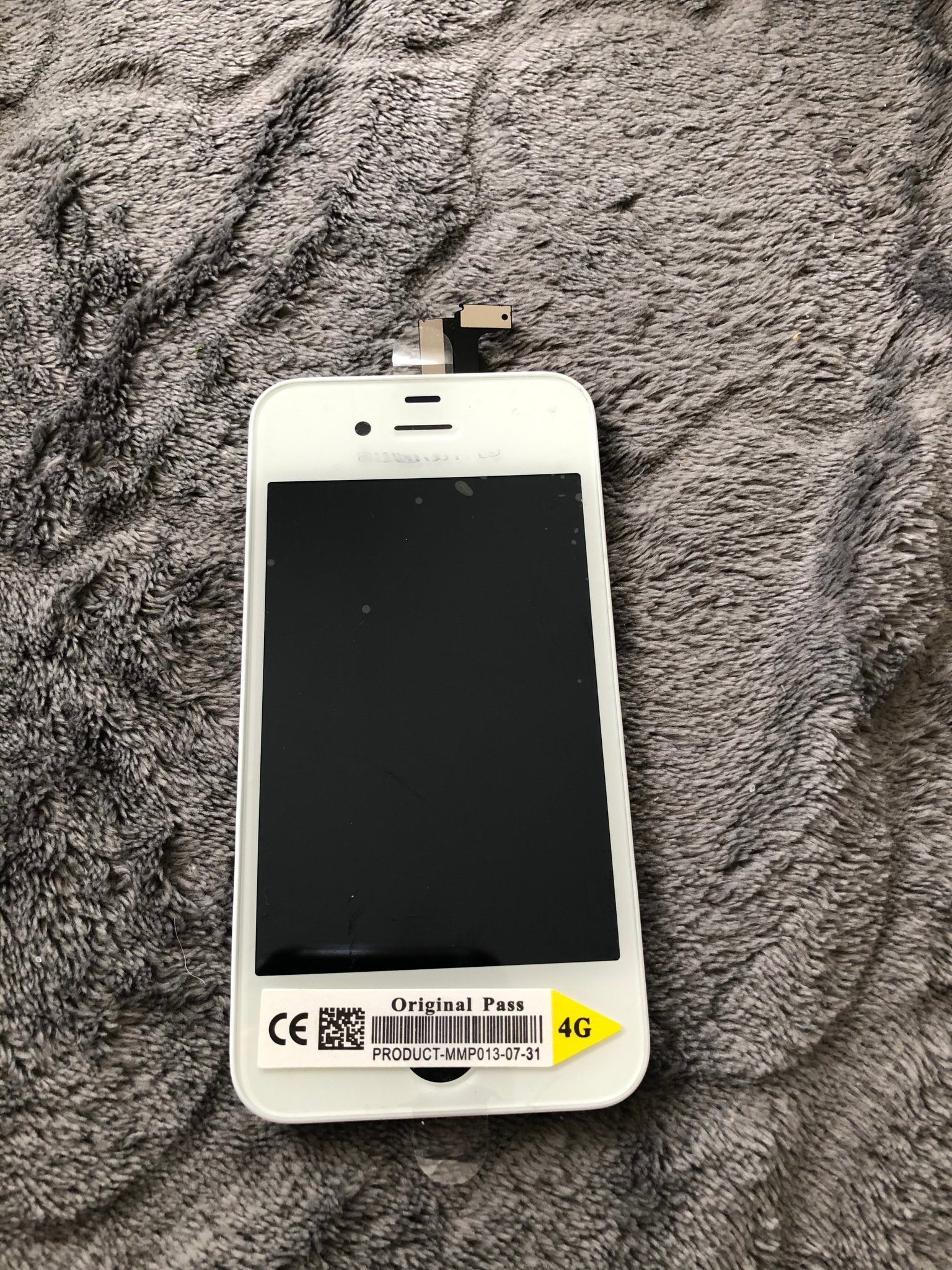 NY! Vit Iphone 4 glas skärm (408130720) ᐈ Köp på Tradera