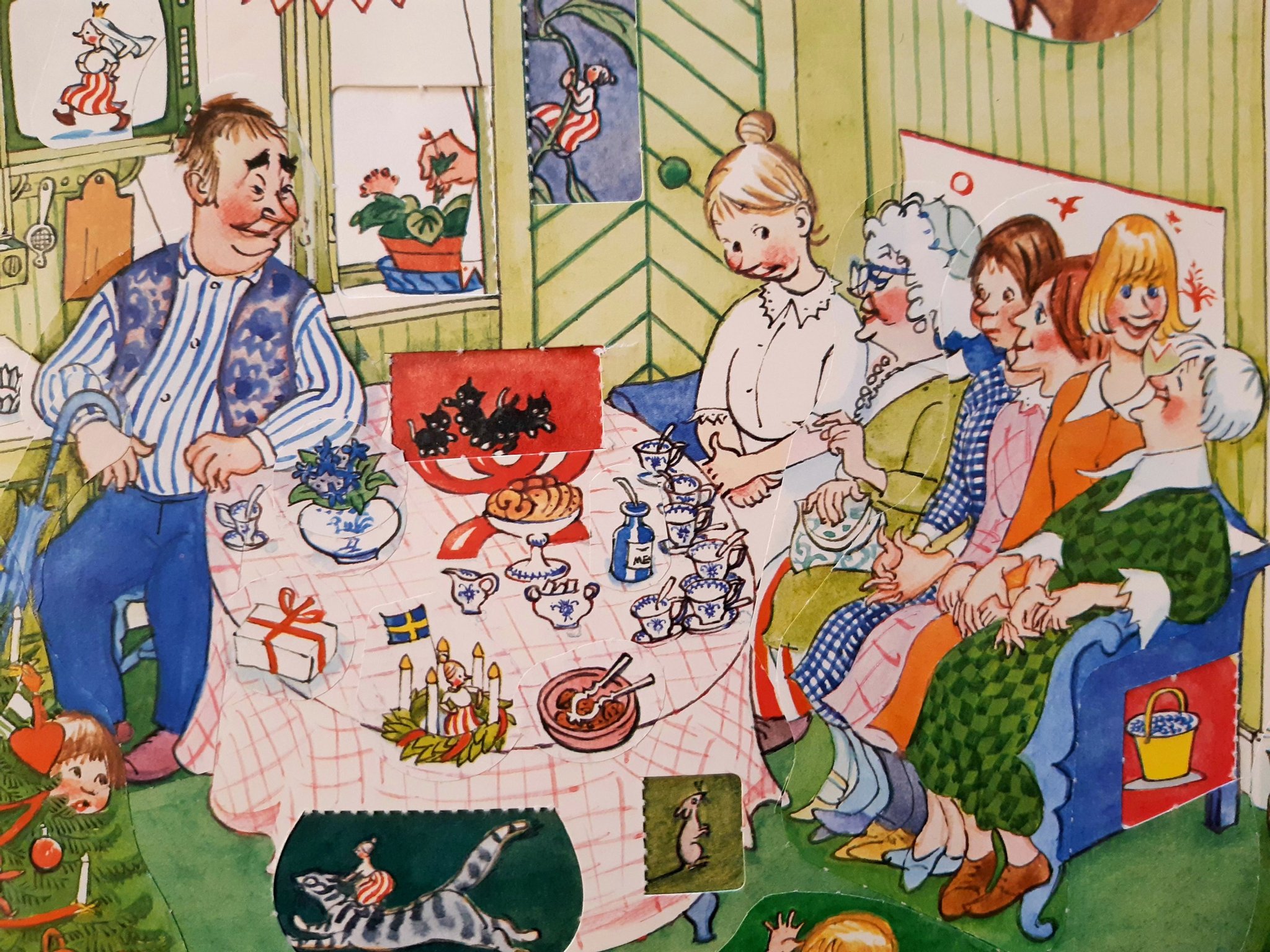 TESKEDSGUMMAN Julkalendern 1976 SVT Adventskal.. Köp på Tradera