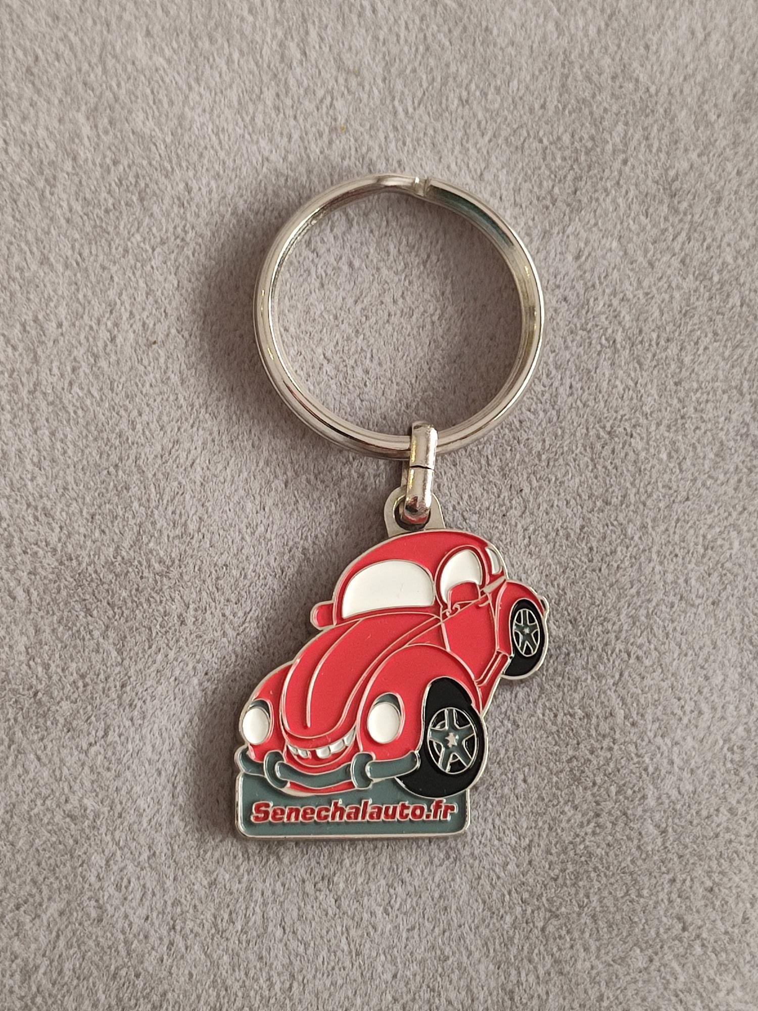 Nyckelring VW Volkswagen Beetle Metall Vintage