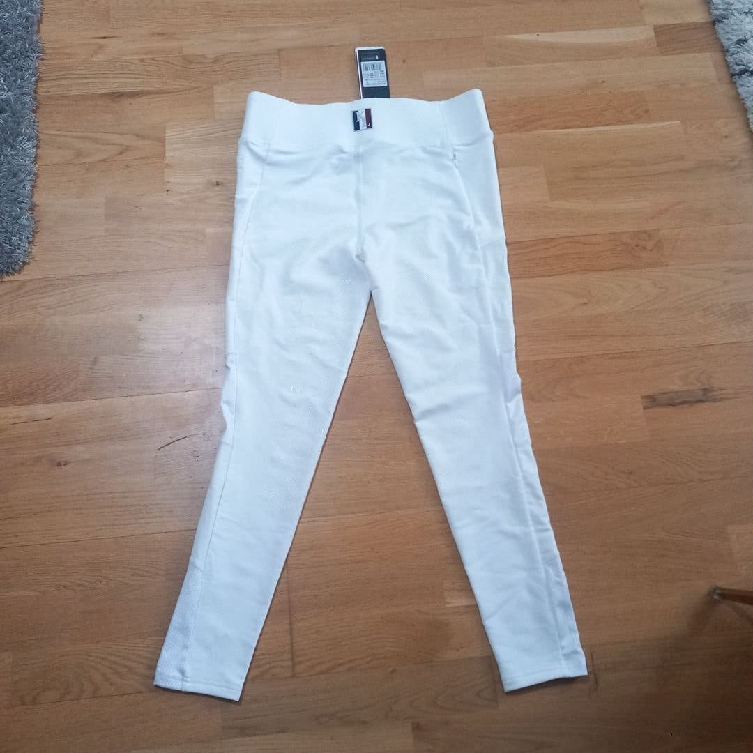 Kingsland white riding tights in size XL