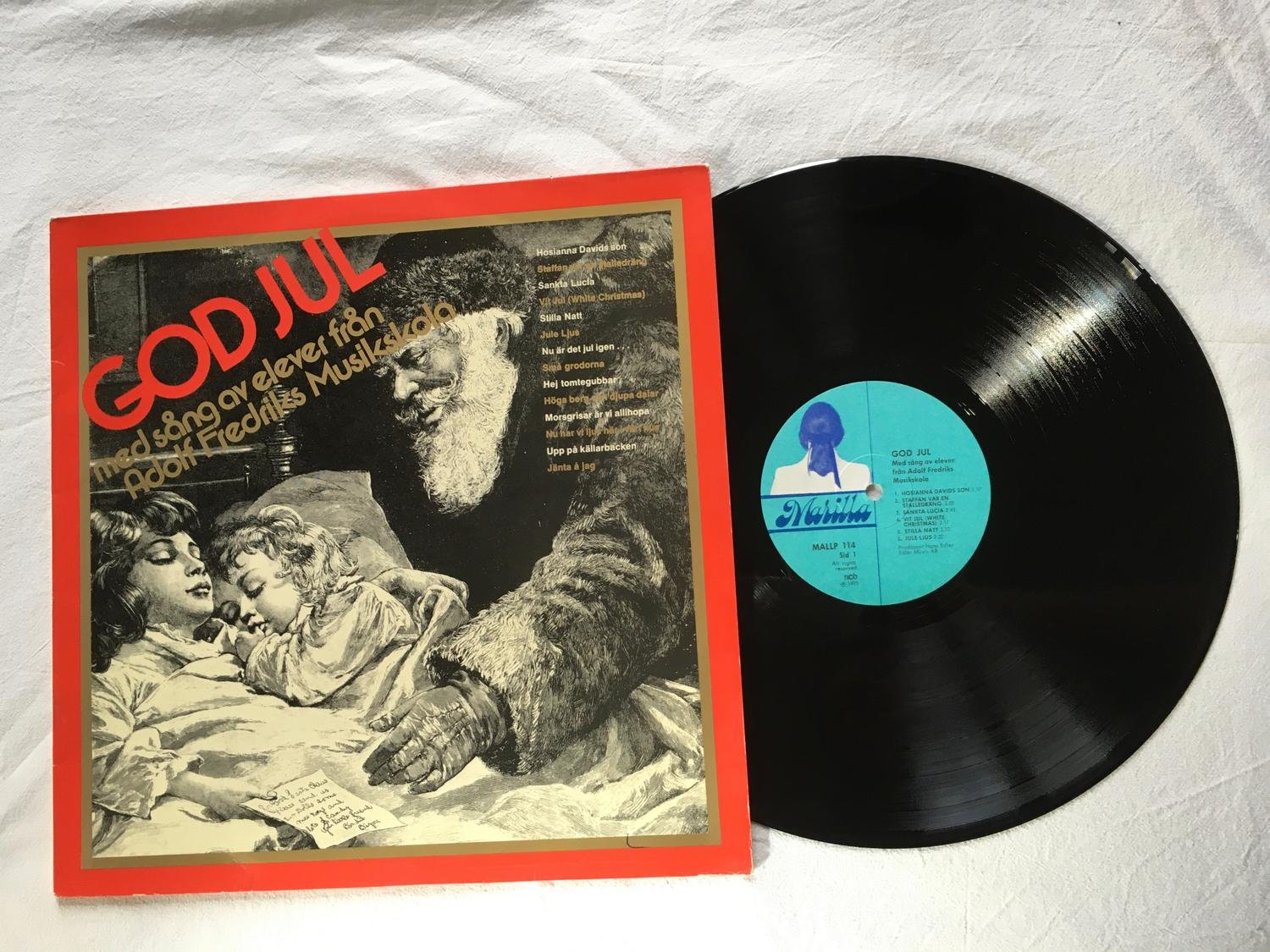 God Jul med Sång från Elever från Adolf Fredrik.. Köp på Tradera