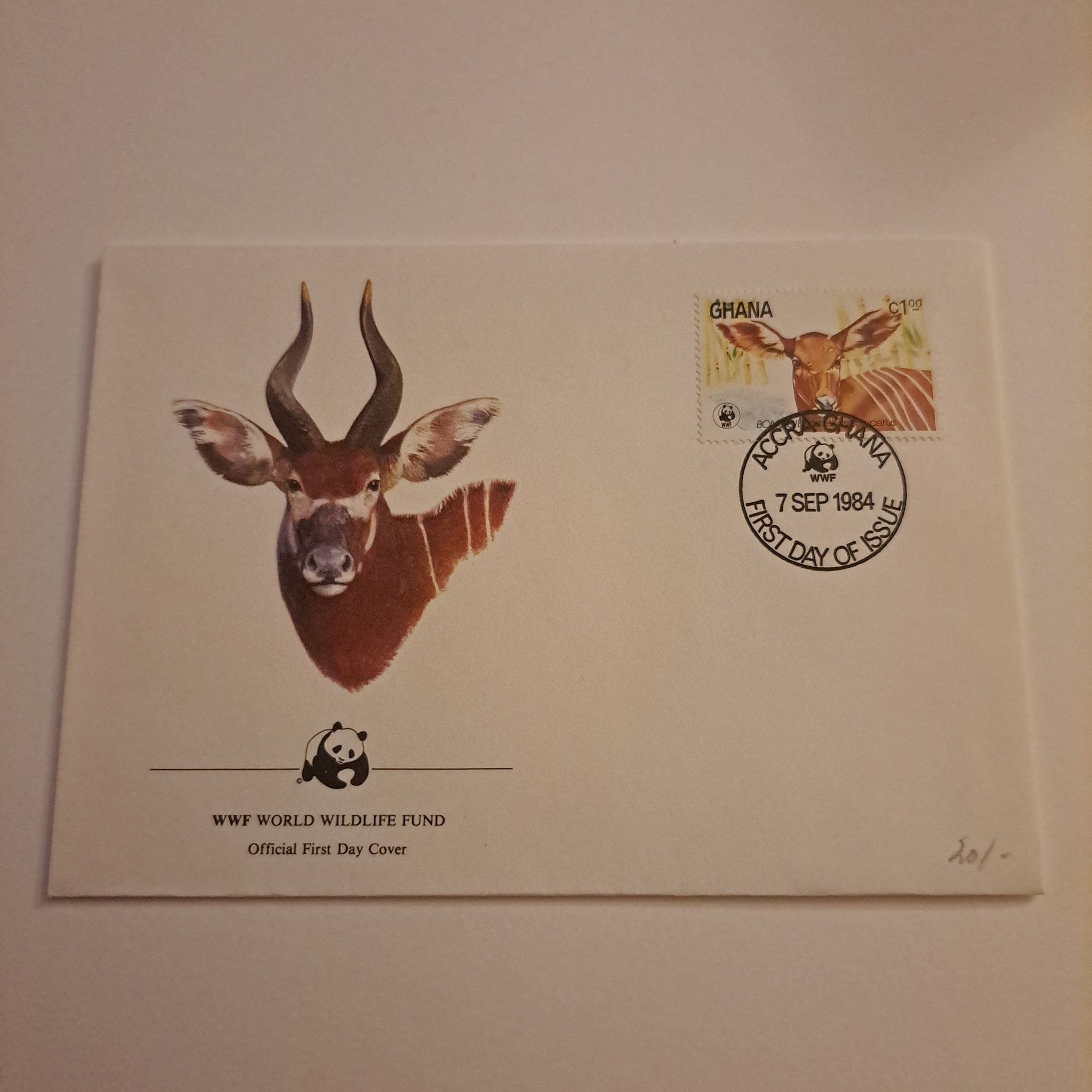 Förstadagsbrev Ghana Klövdjur WWF | Köp på Tradera (713337354)
