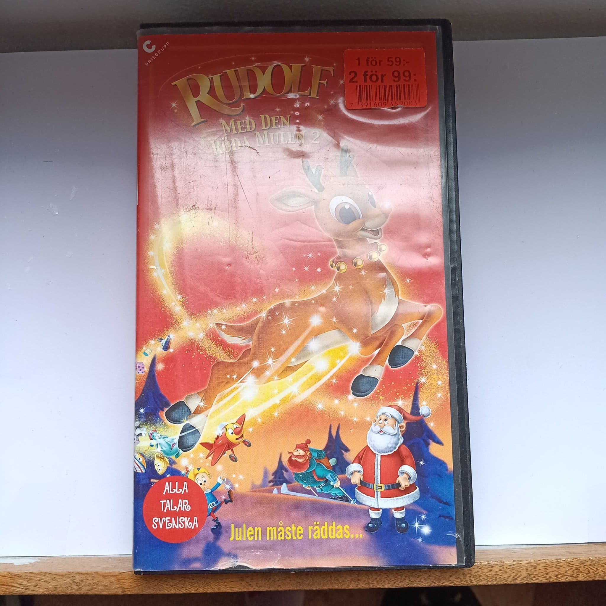 Rudolf med den röda mulen 2 - VHS | Köp på Tradera (716433351)
