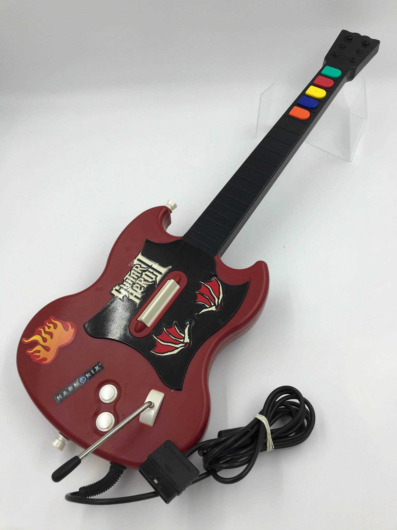 Guitar Hero II Playstation 2 Gitarr (407920956) ᐈ spindelfamily på Tradera