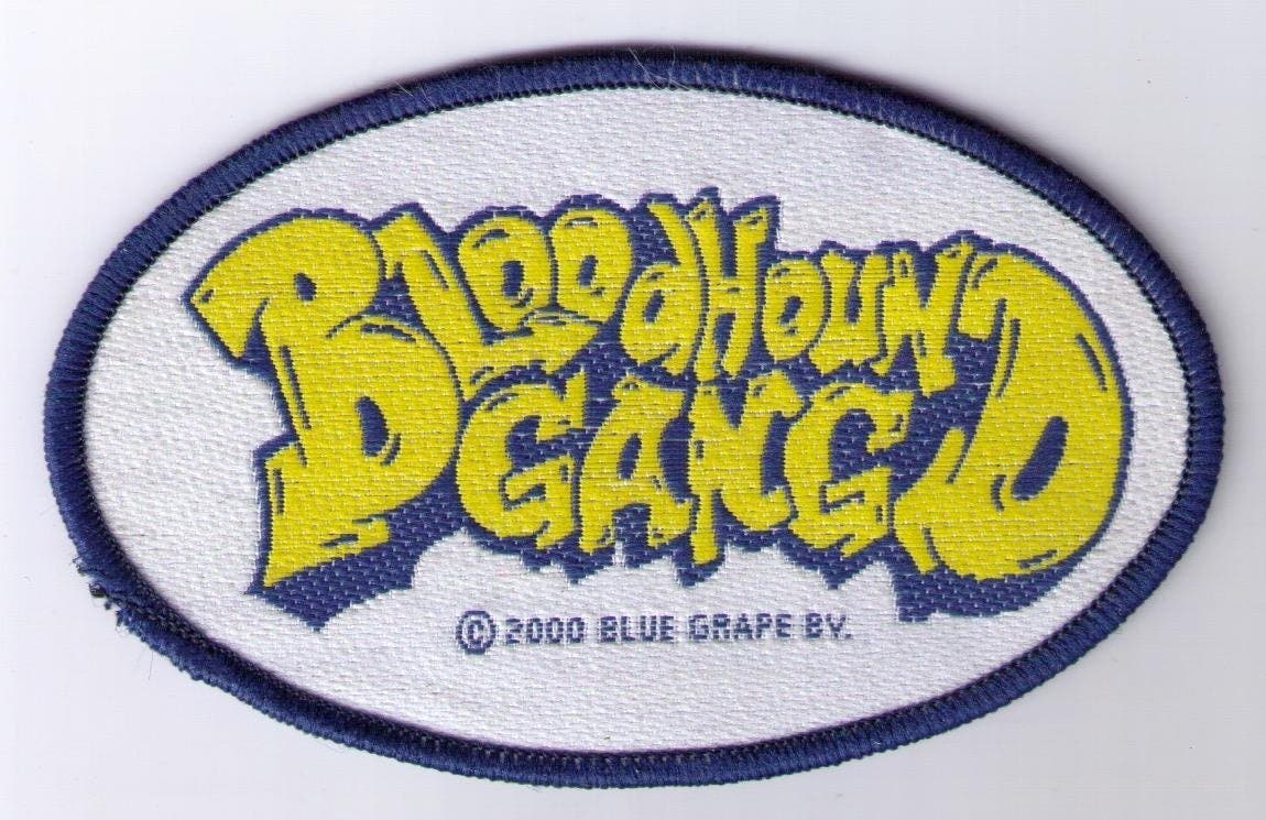 Bloodhound Gang ovales Logo-Stoffabzeichen von 2000