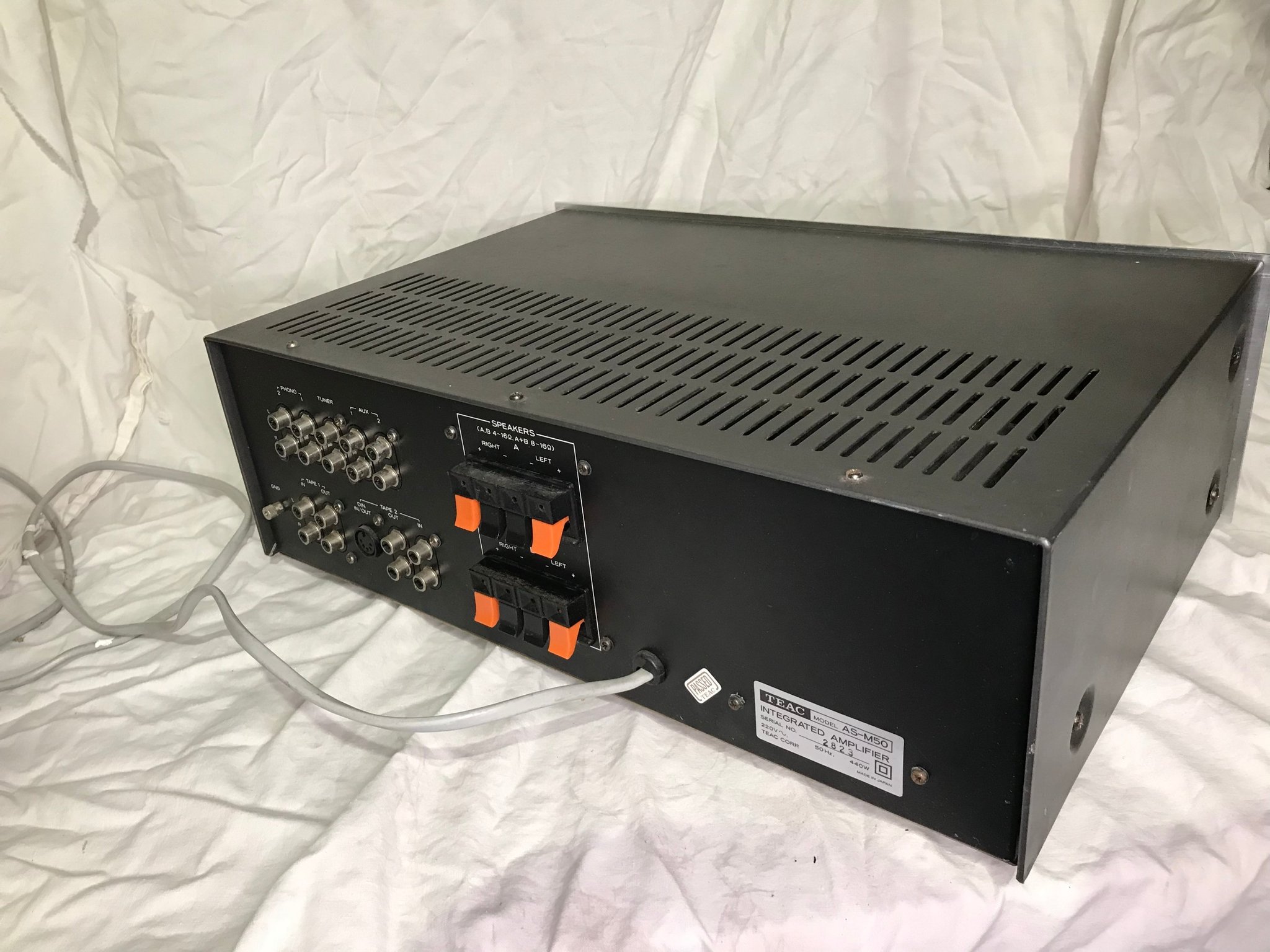 teac asm50 förstärkare stereo retro hifi integrated amplifier audio