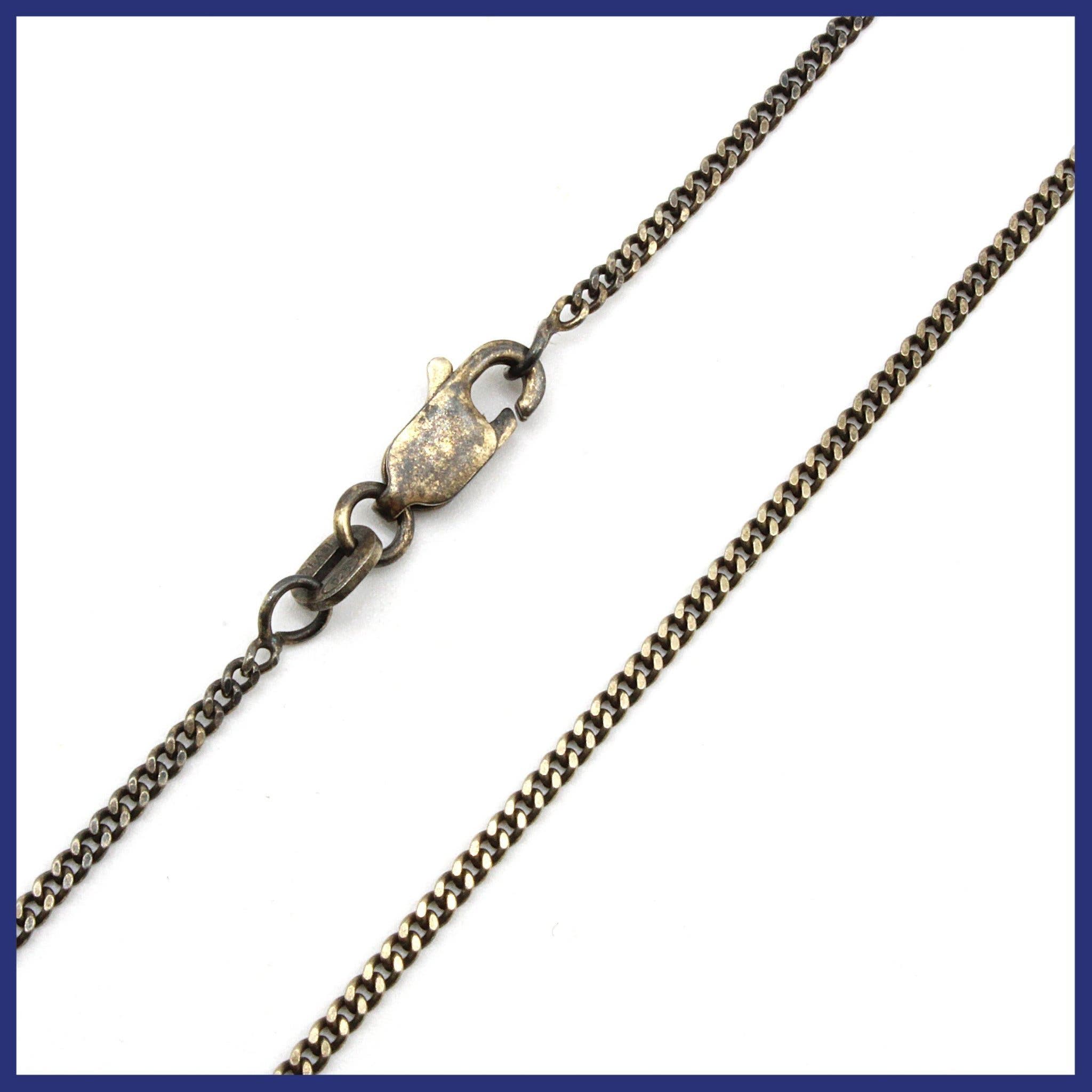 Halsband, 925 silver, pansarlänk (vikt 3,53g, längd 50,4cm)