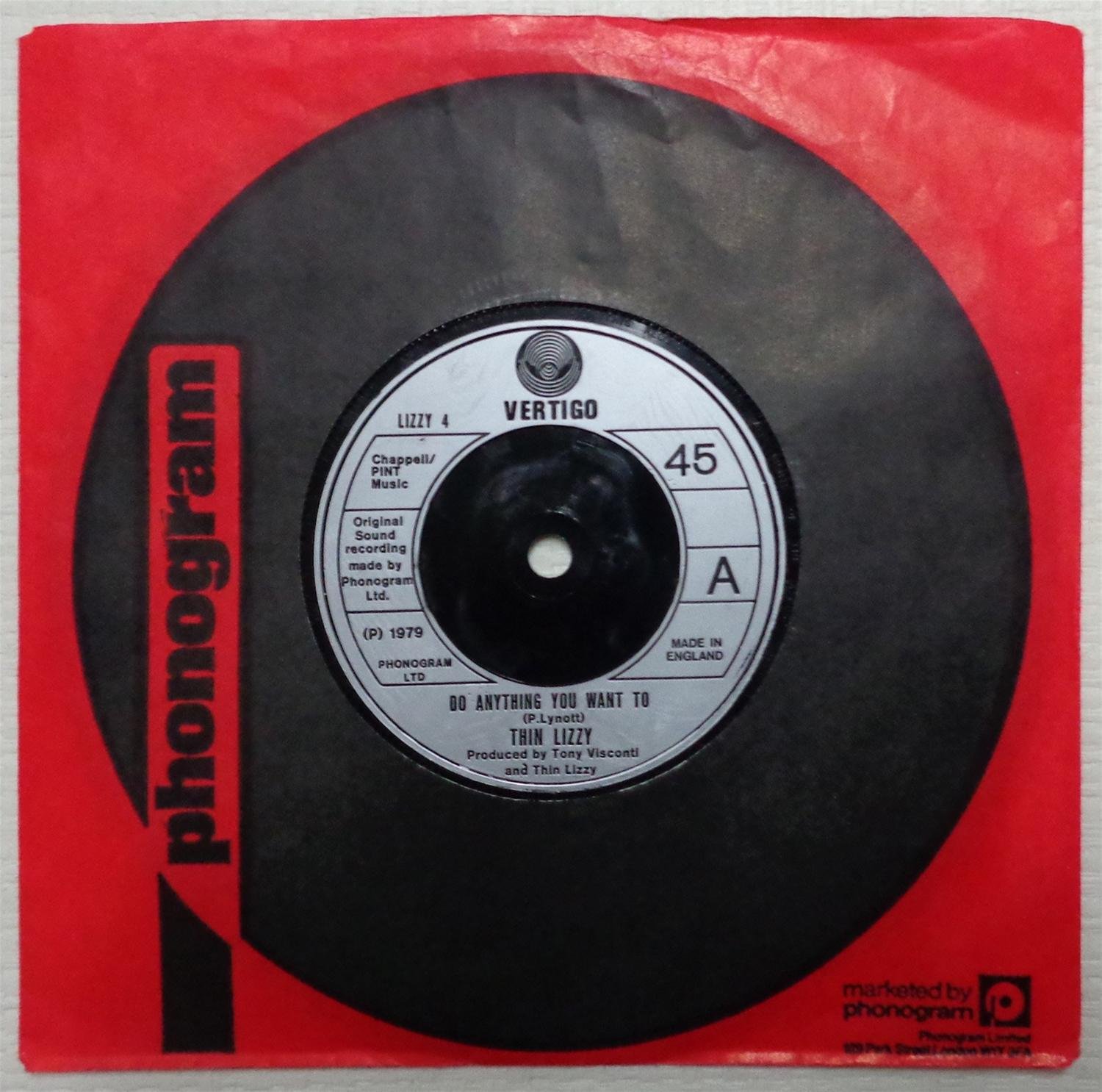 THIN LIZZY 'Do Anything You Want To' 1979 UK 7" (404673738) ᐈ Köp på