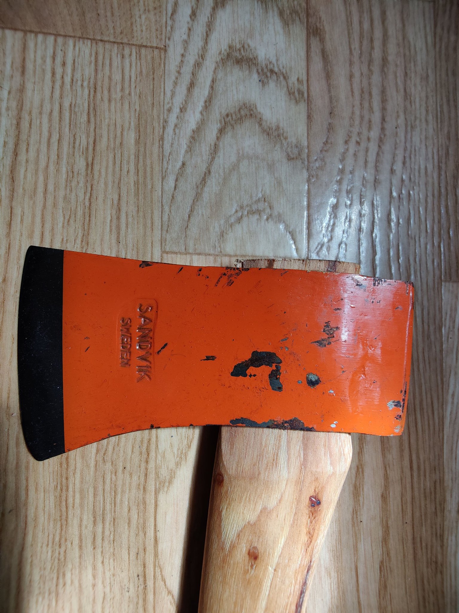 NOS Sandvik axe made by S.A wetterlings Köp på Tradera (544128296)