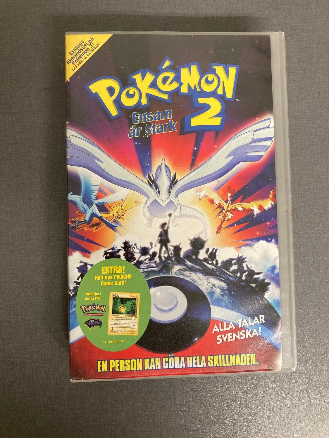 Pokémon 2: Ensam är stark - VHS | Köp från Zaffo på Tradera (656250946)