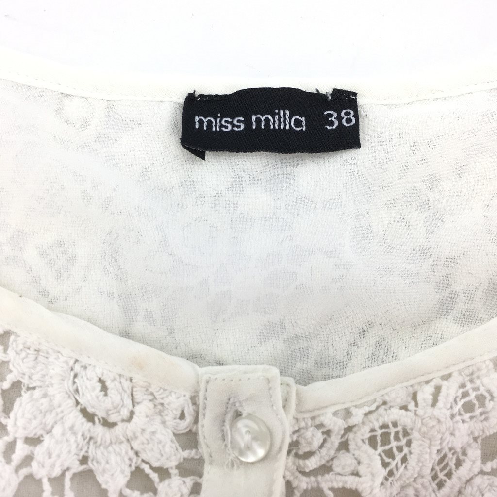 Blus, Miss Miss Miss Milla, Stl 38, Svensk Design, Vit 833f87 Blus, Miss Miss Miss Milla, Stl 38, Svensk Design, Vit 833f87