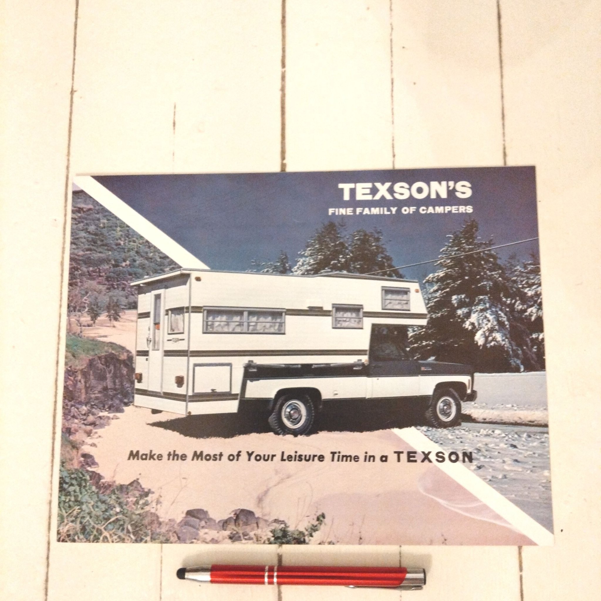 Broschyr TEXSON Pickup Camper. 1973 ? Köp på Tradera (611665360)