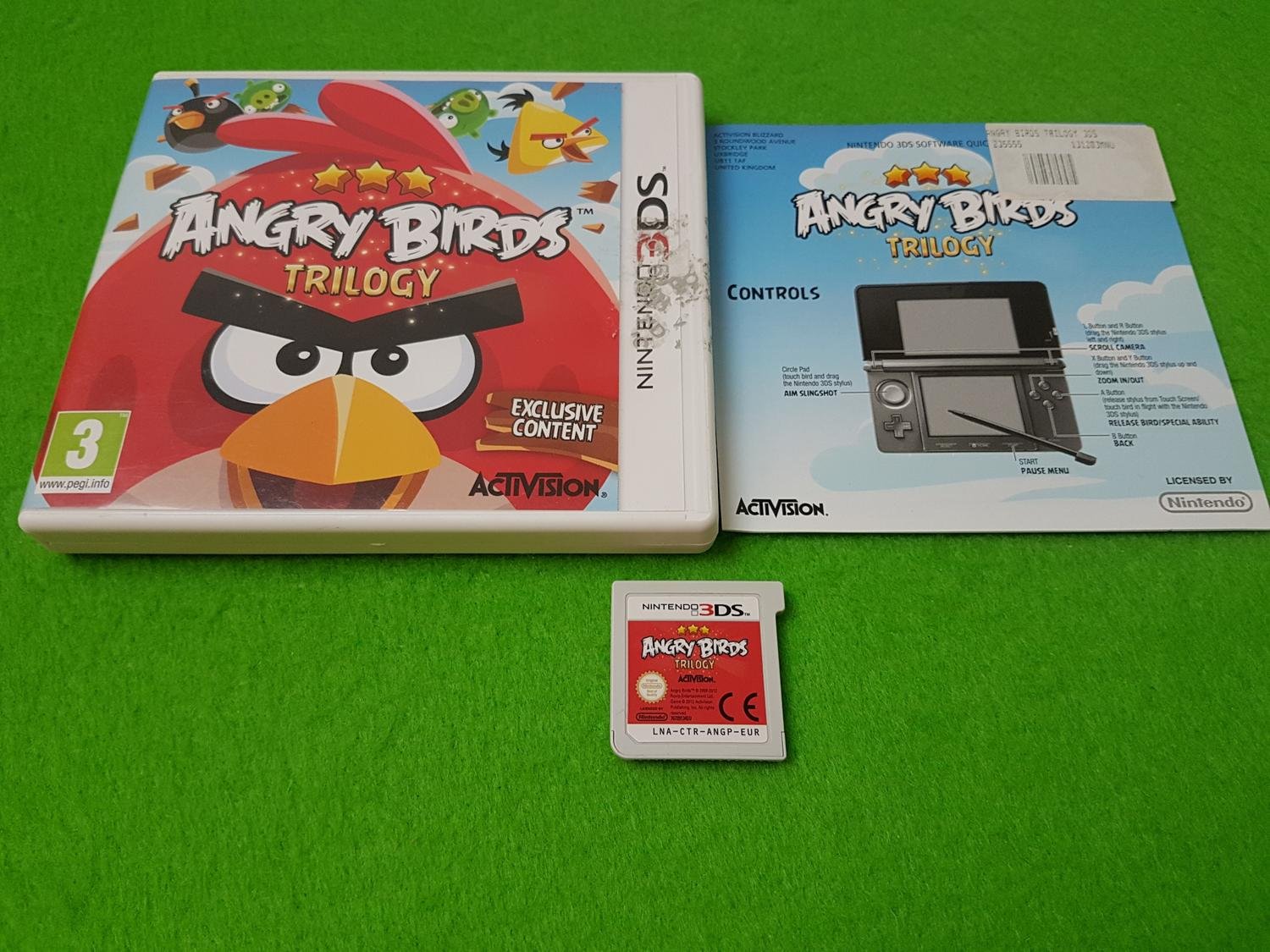 Angry Birds Trilogy KOMPLETT Nintendo 3DS (404851922) ᐈ SpelHem på Tradera