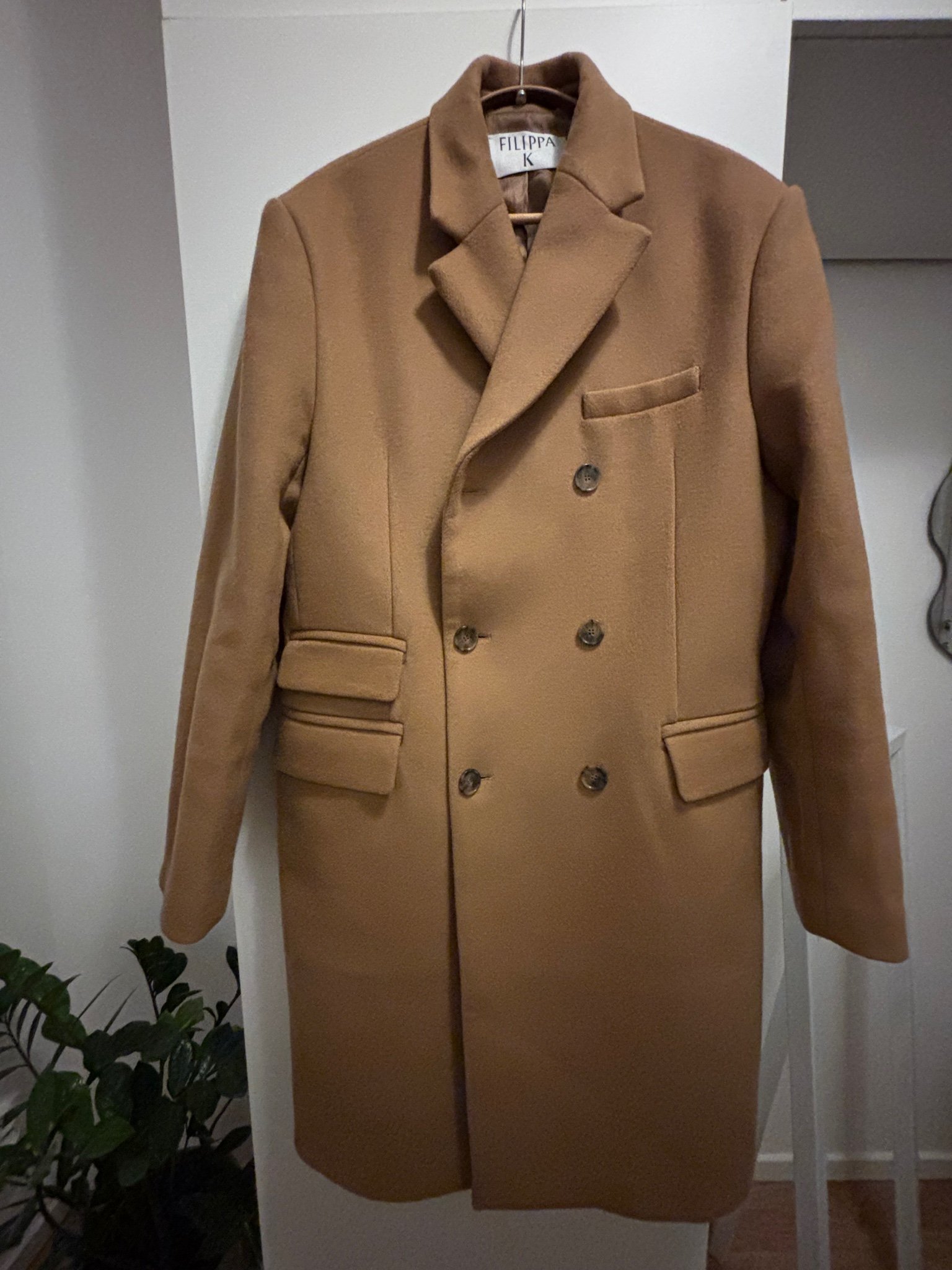 Filippa K Patrick Overcoat, kamelfärgad ull, kn.. | Köp på Tradera ...