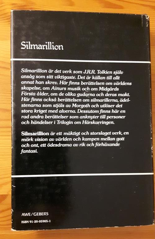 Silmarillion + 3 3 3 till Tolkien J R R c1a8e6 Silmarillion + 3 3 3 till Tolkien J R R c1a8e6