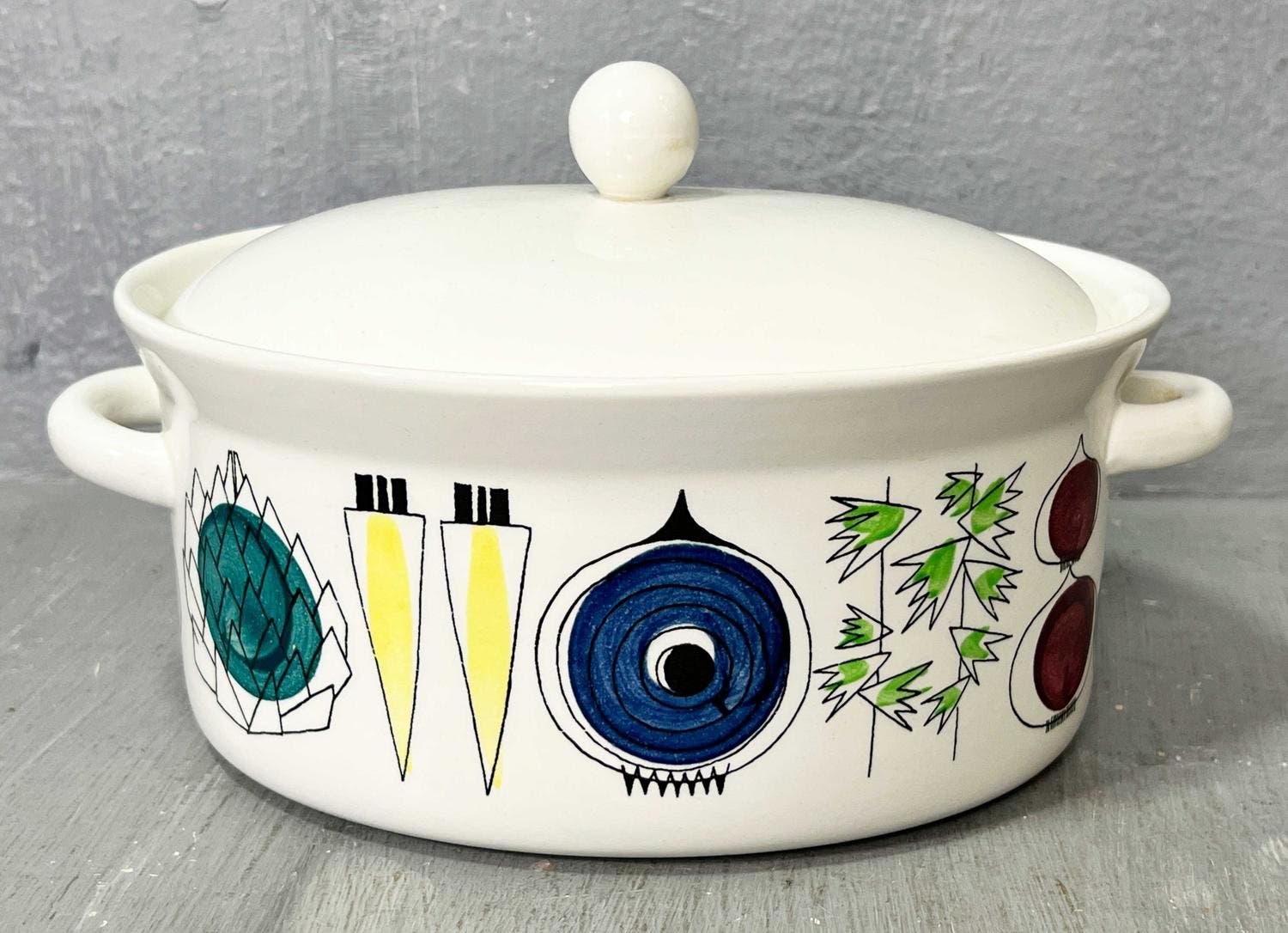 Plato de picnic Marianne Westman con diseño de zanahoria de Rörstrand