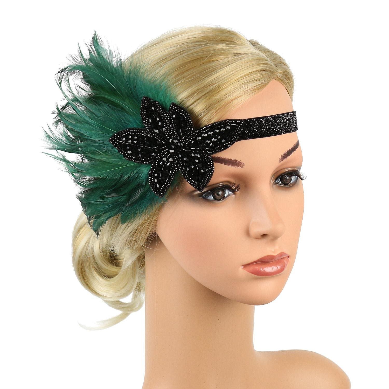 1920s Flapper Headband Great Gatsby 